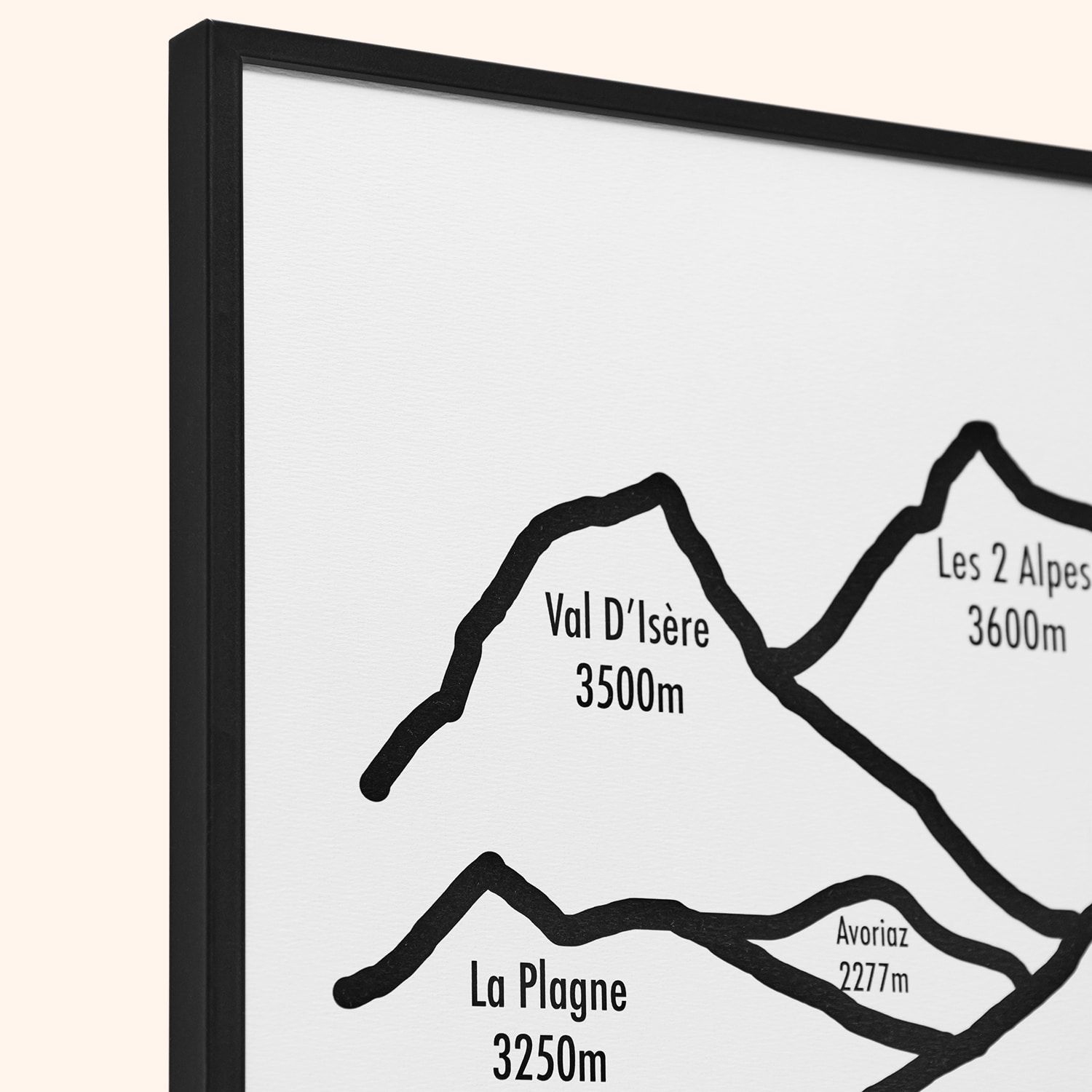 Affiche French Alps